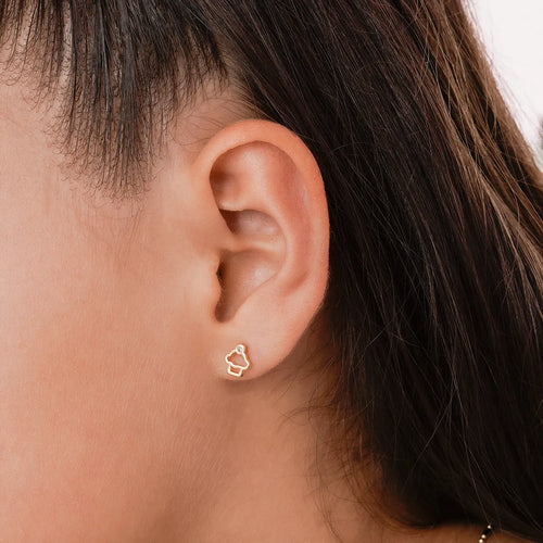Aretes Cupcake Cristal