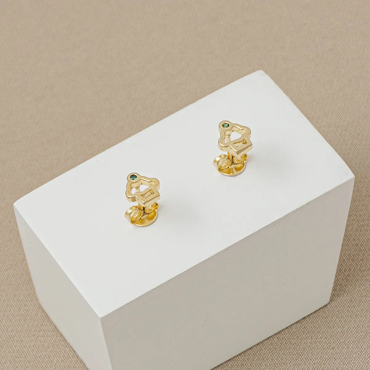 Aretes Cupcake Verde