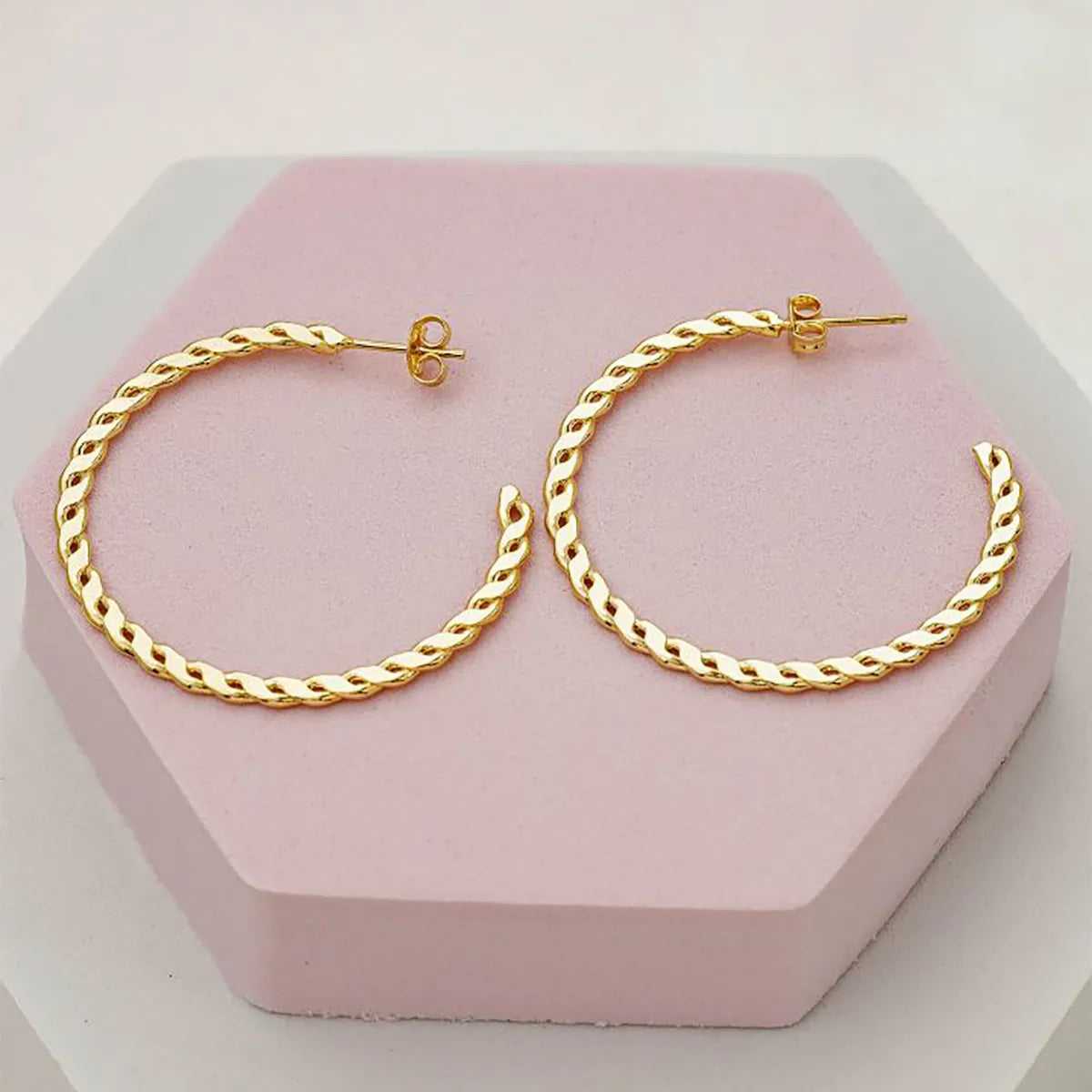 Aretes Semi Candonga 3.8 Cms