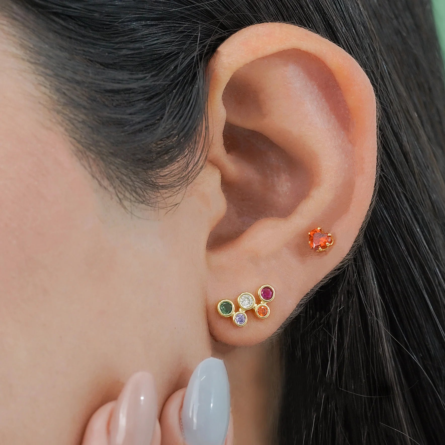 Aretes Double Free Love