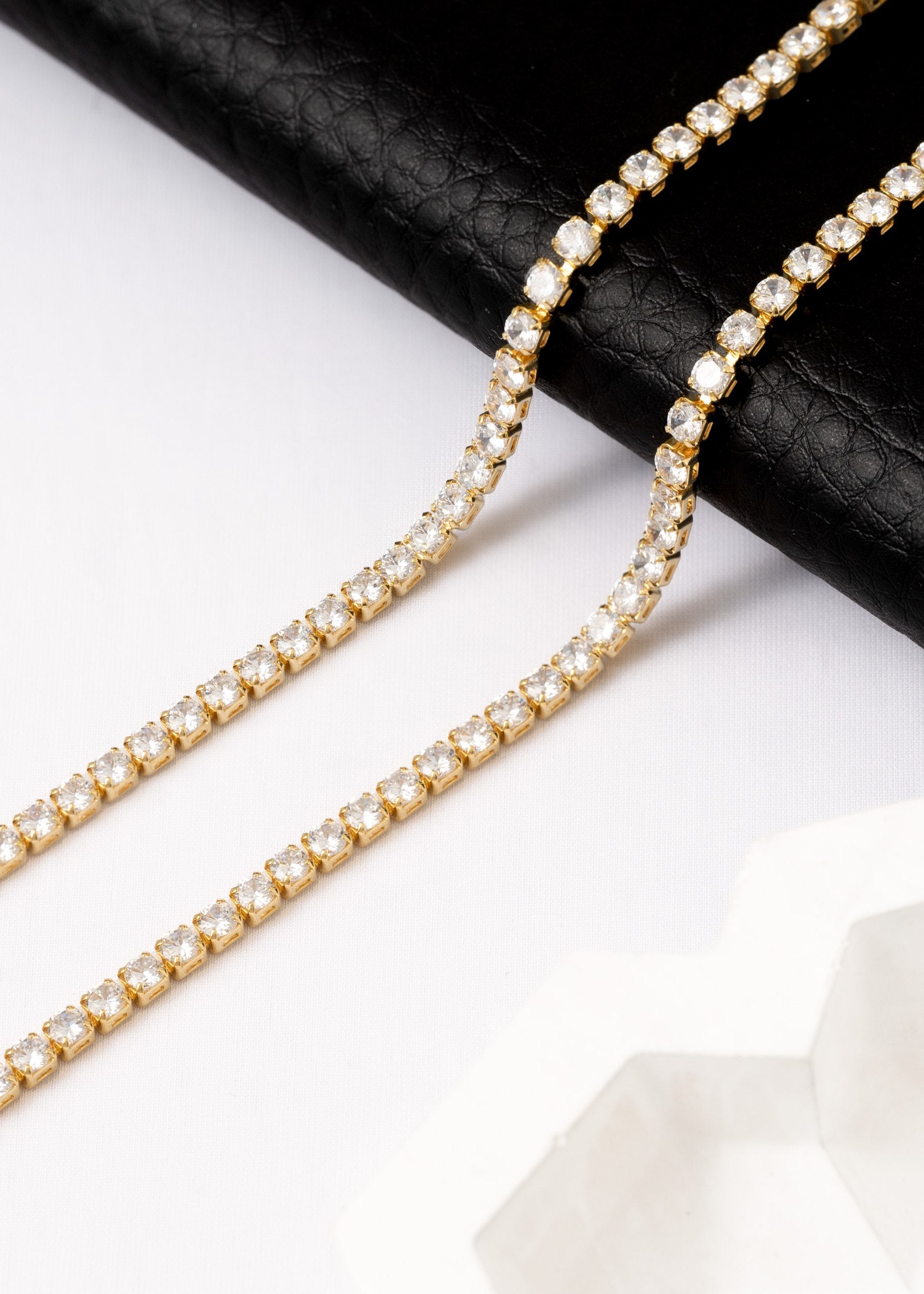 Cadena Tennis cristal 45 Cm + extensor