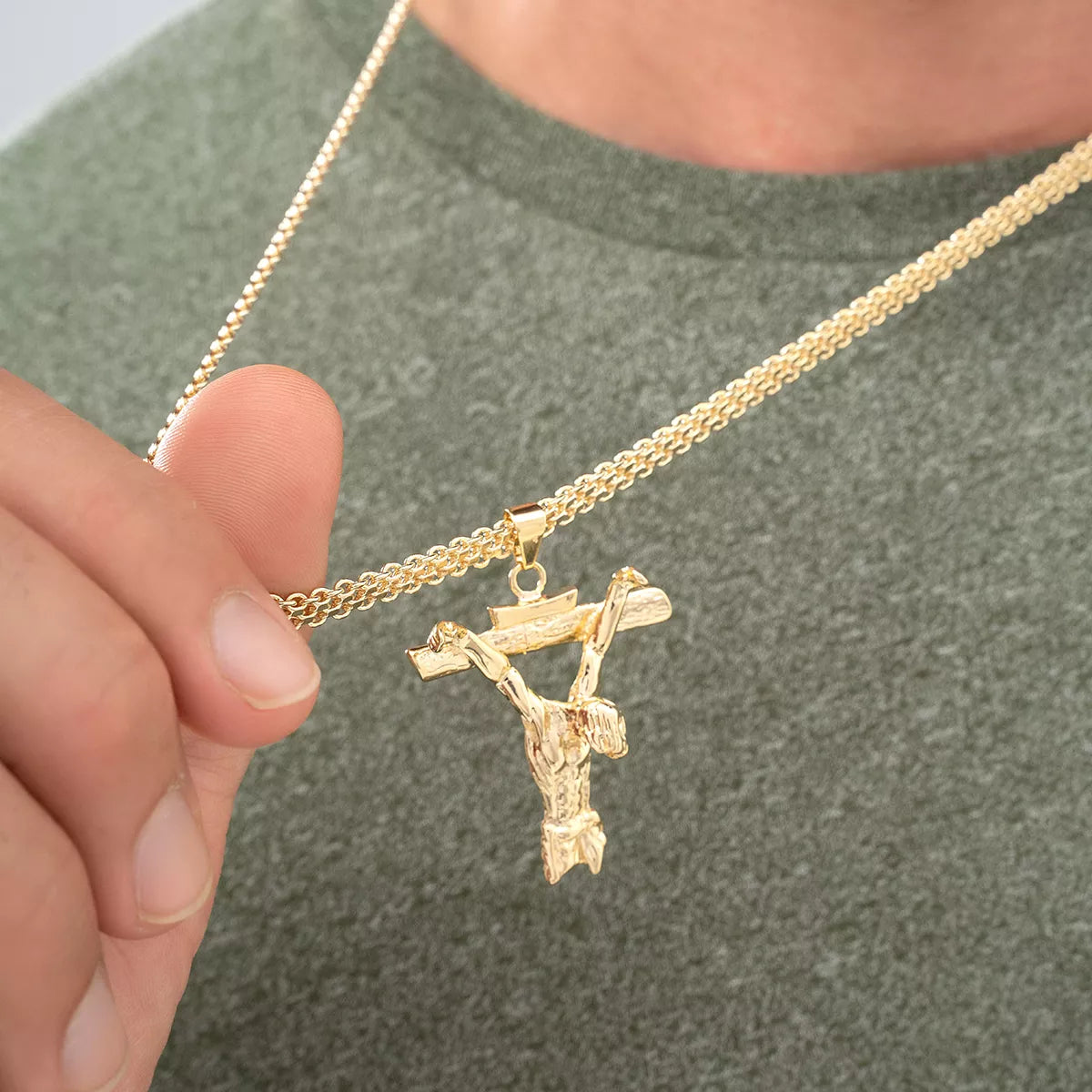 Cadena tejido Chino Doble Carril 65 cm