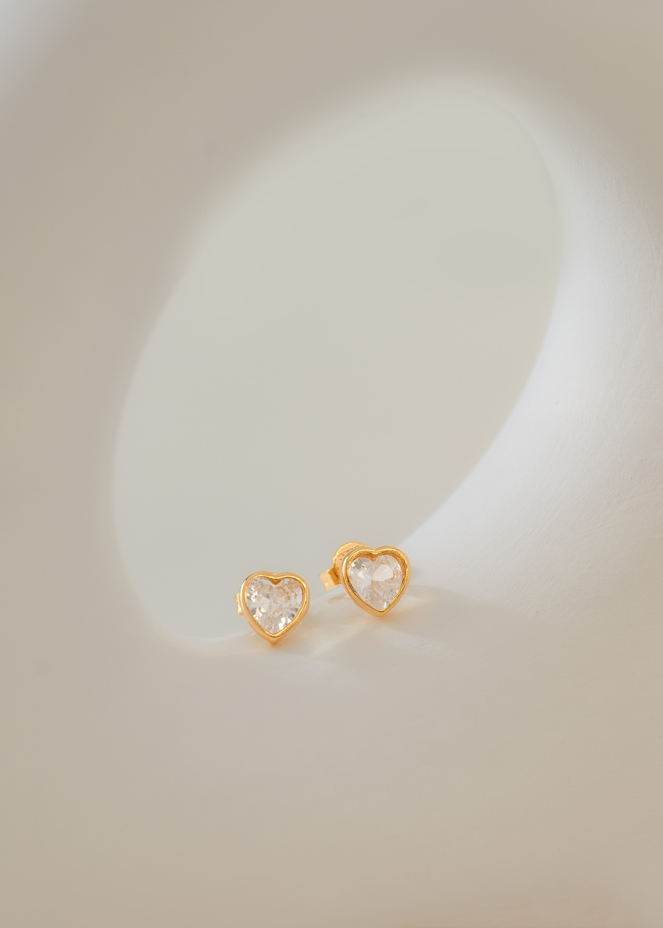 Aretes Corazón Circonia