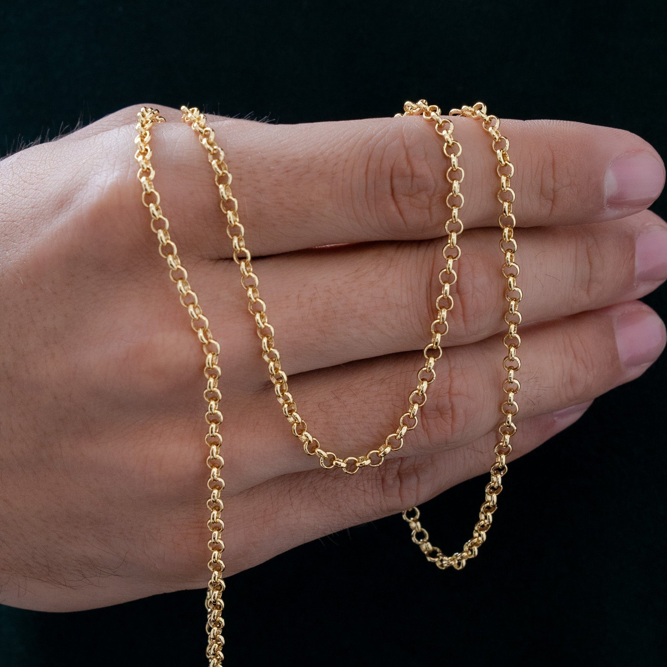 Cadena Aros 65 cm x 3 mm