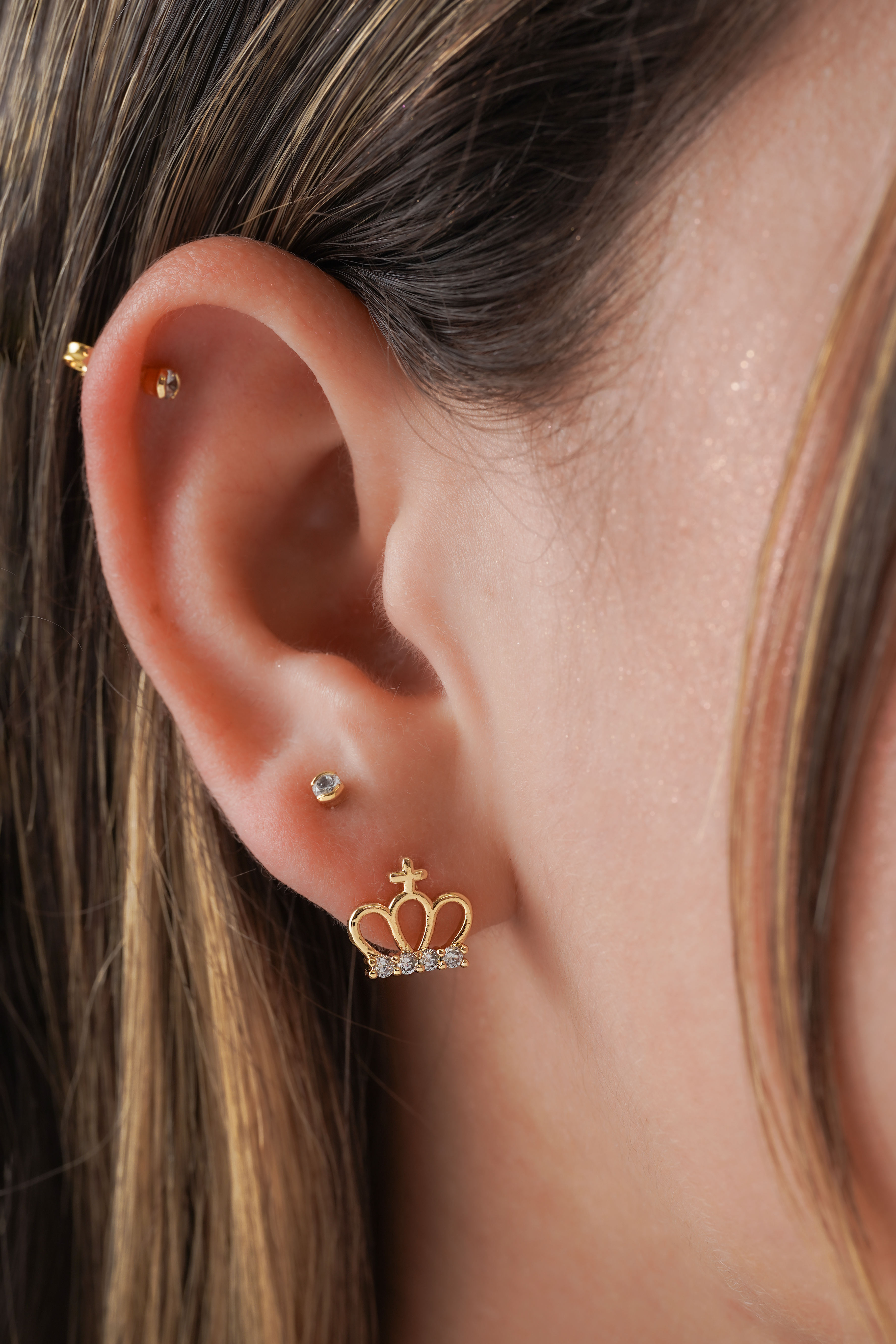 Aretes Corona Queen