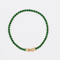 Pulsera Circonias Verde 20 Cms