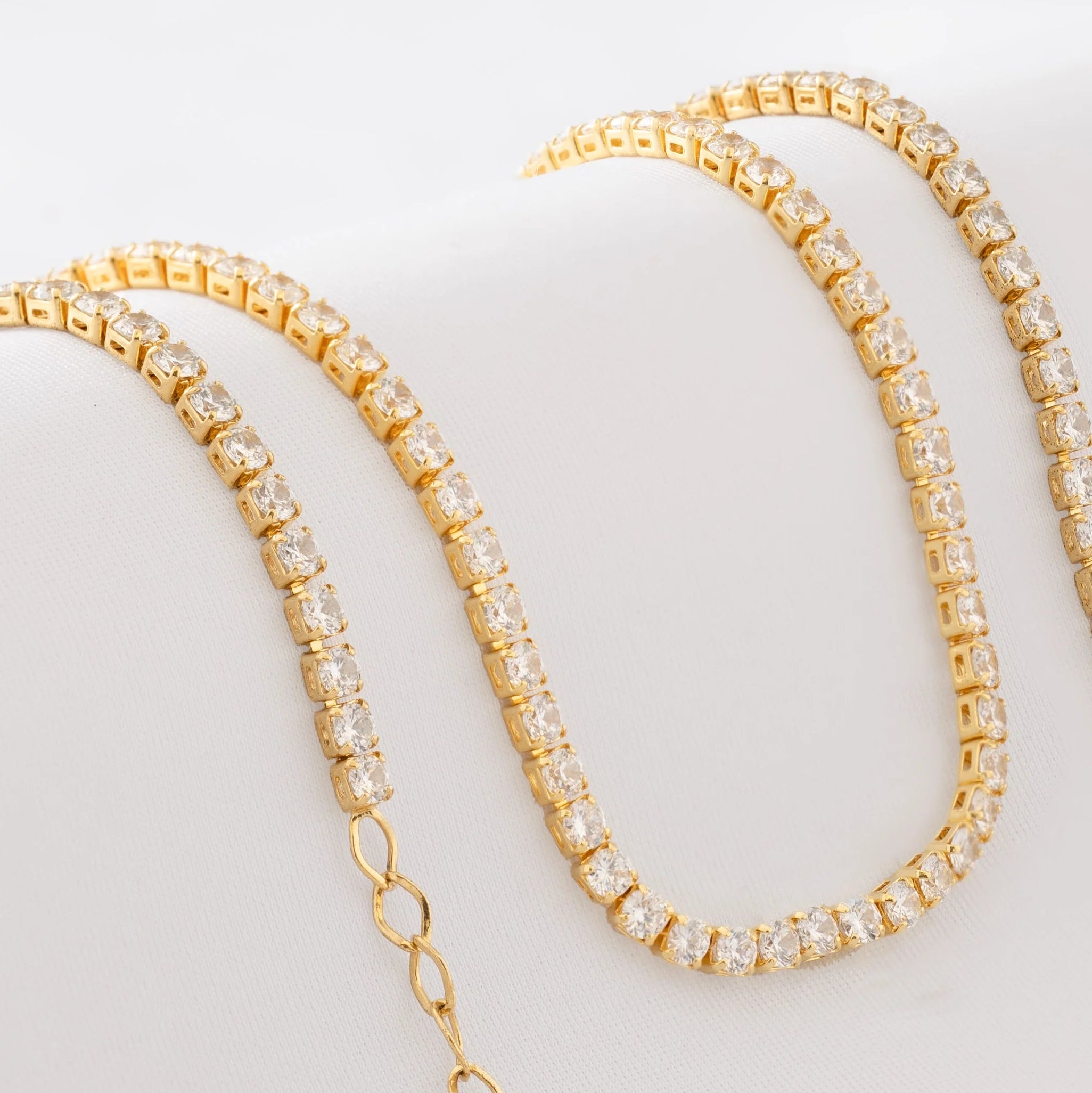 Cadena Tennis cristal 45 Cm + extensor