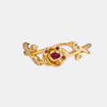 Anillo Rose Crown Ajustable + Empaque