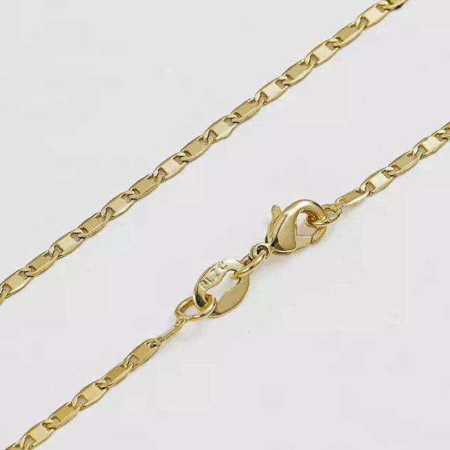 Cadena Escalera delgada Plana Lisa 45cm