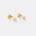 Aretes Perla 4mm