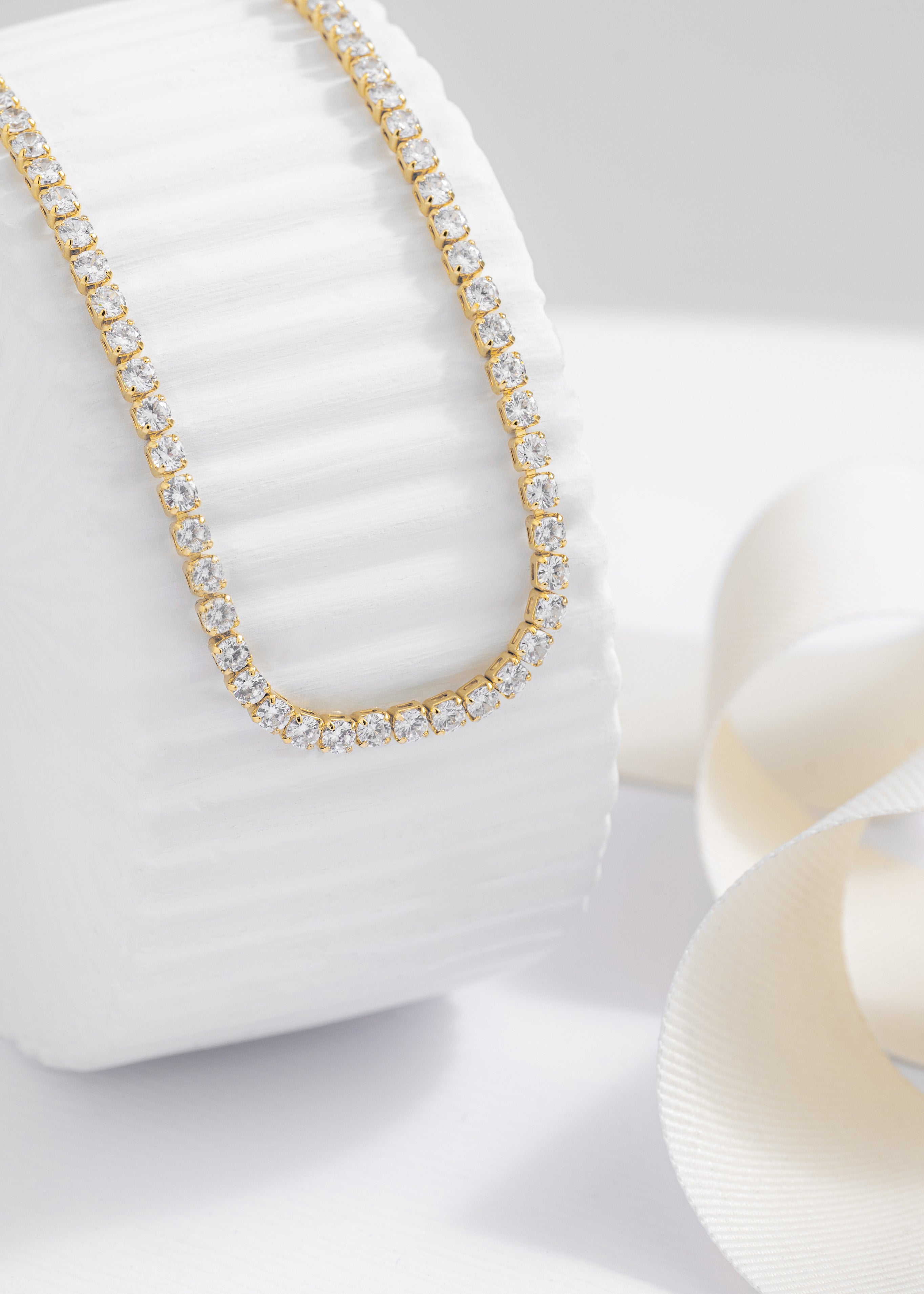 Cadena Tennis cristal 45 Cm + extensor