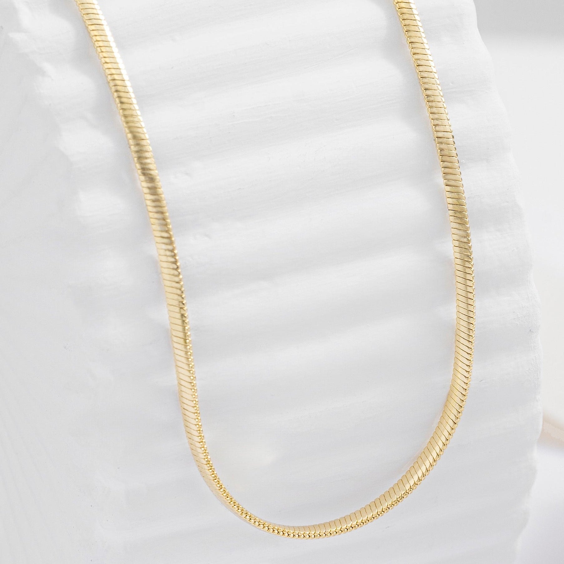 Cadena serpiente plana 65 cm x 1.0 mm